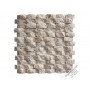 Traverten Patlatma Taş Bombeli  23x48mm -DT1142